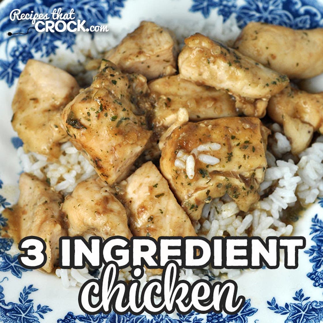 3 Ingredient Chicken (Oven Recipe)