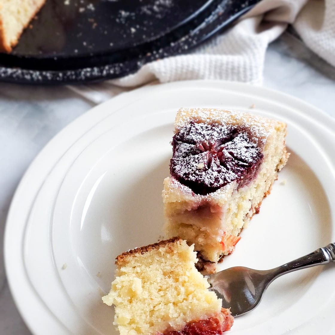 Simple Blood Orange Ricotta Cake
