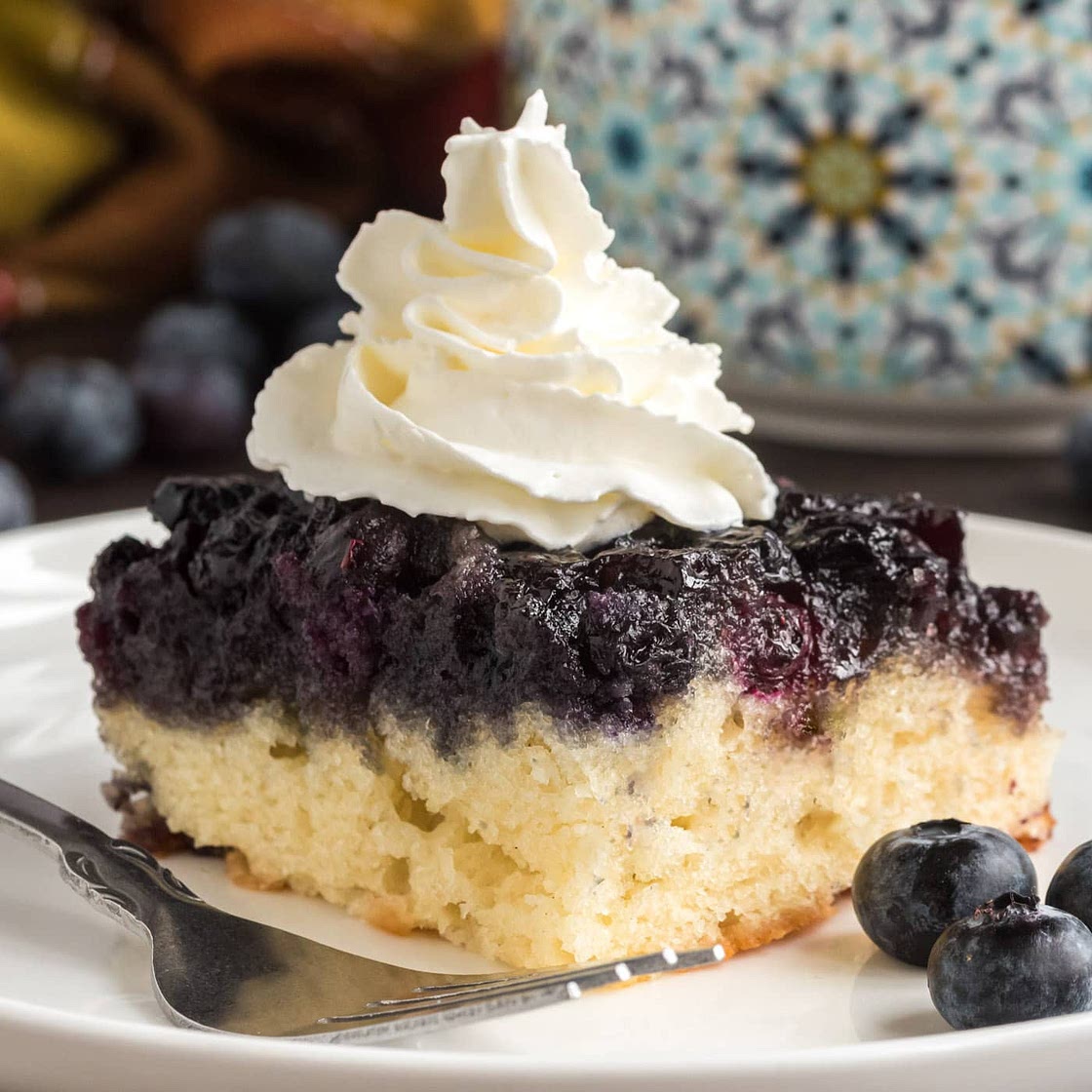 Blueberry Upside Down Cake