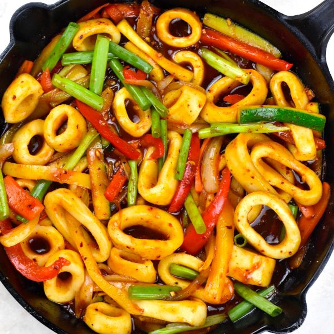 Spicy Squid Stir Fry