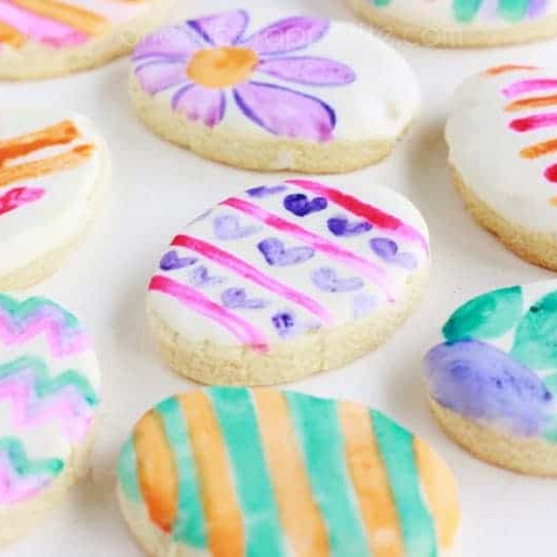 How To Decorate Watercolor Cookies