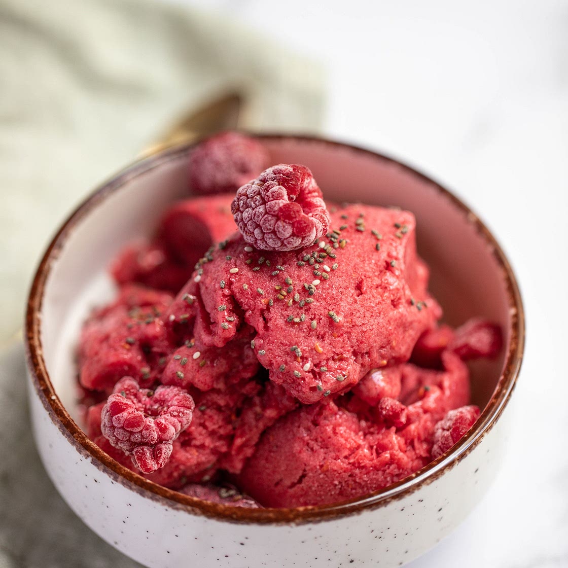Raspberry Nice Cream