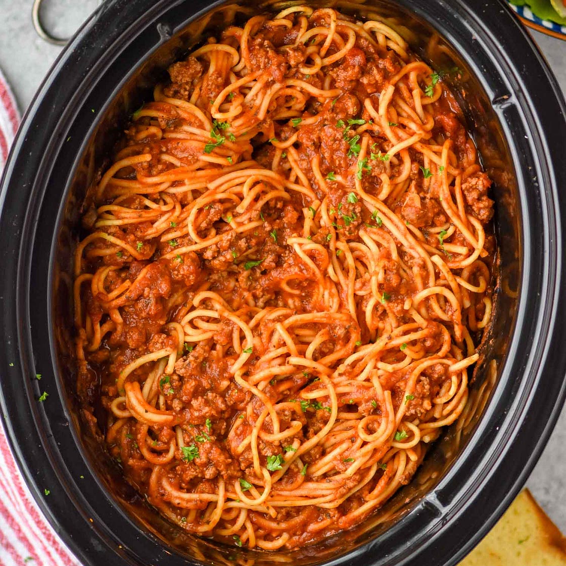 Crock Pot Spaghetti