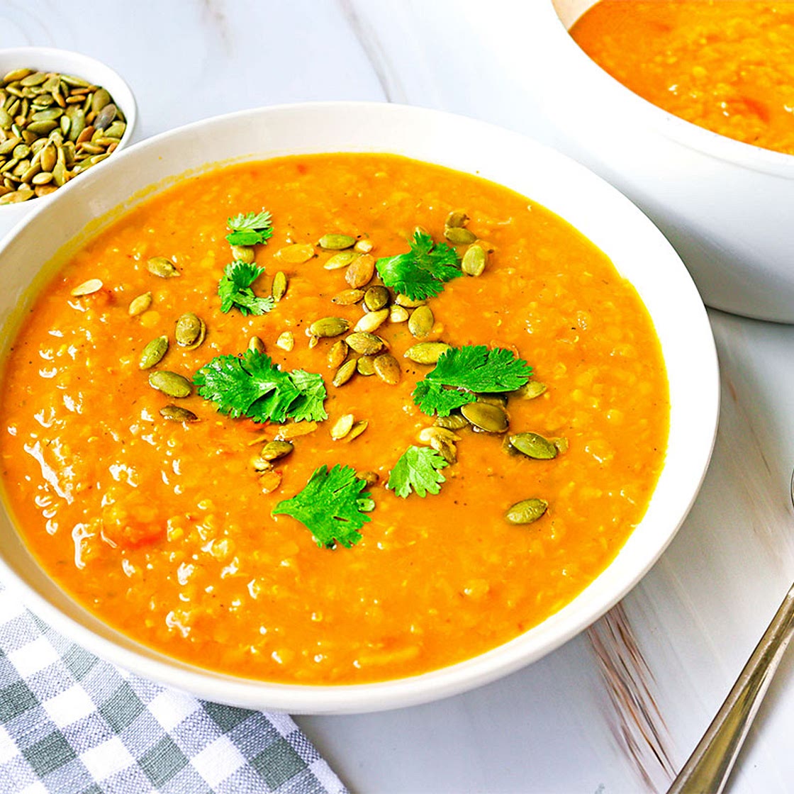 Pumpkin Lentil Soup