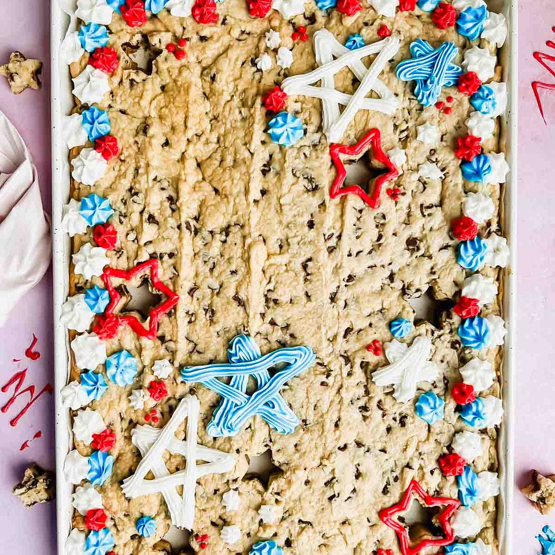4th of July Cookie Cake