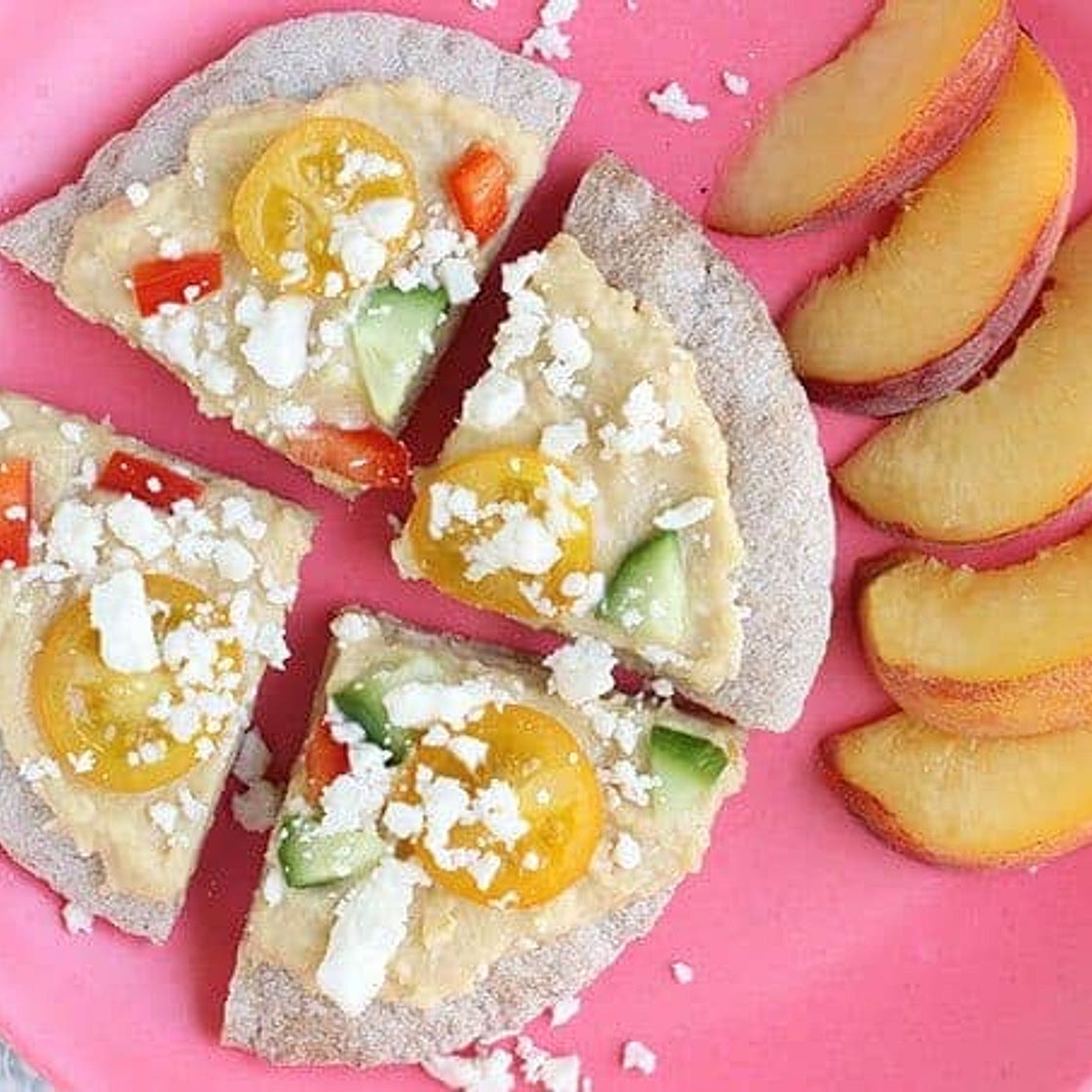 Easy Greek Pita Pizzas