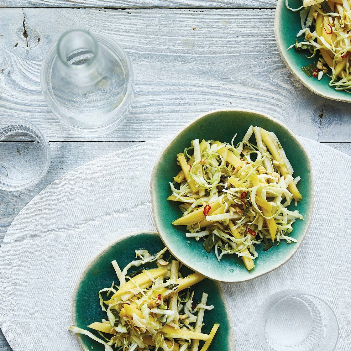 Green Mango, Cabbage, and Jicama Salad