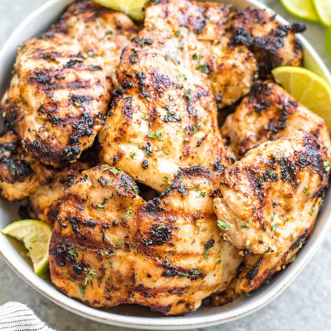 Mayo Marinated Grilled Chicken Thighs: Whole30, Paleo, Keto, GF