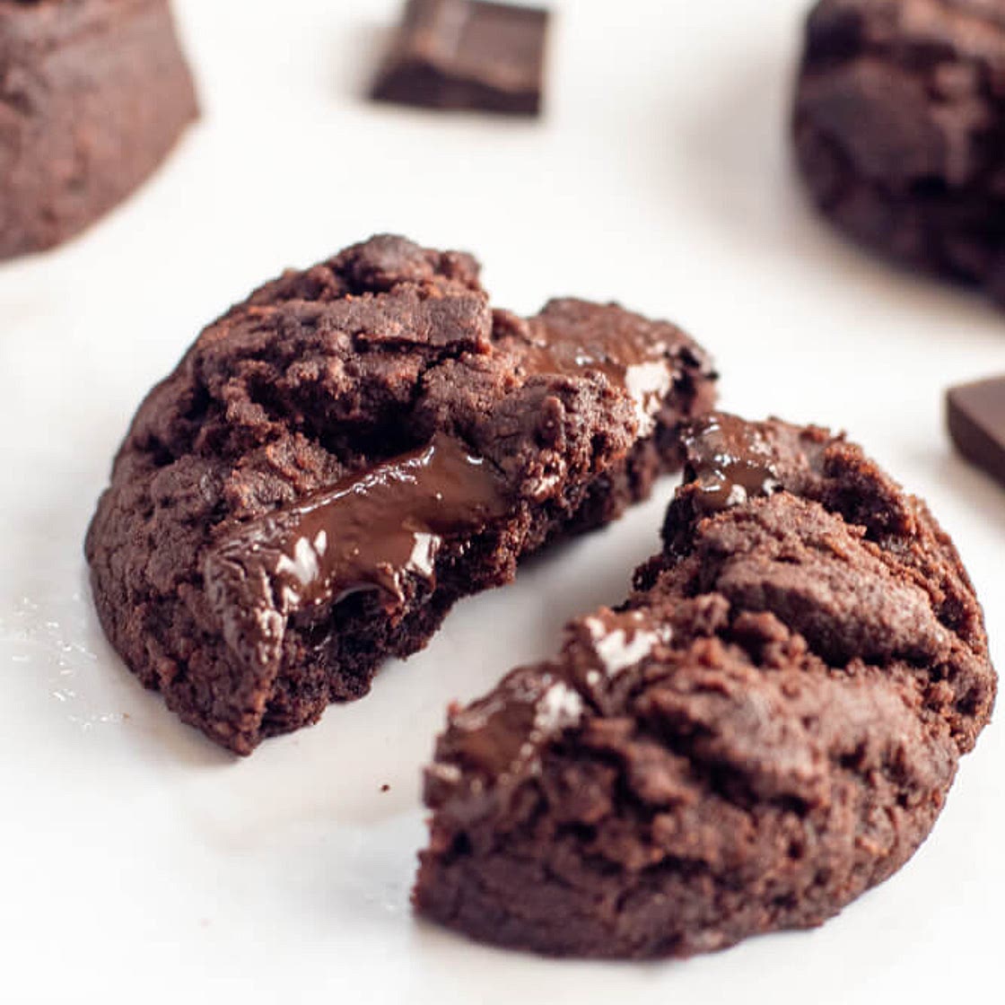 Double Chocolate Cookies (Vegan)
