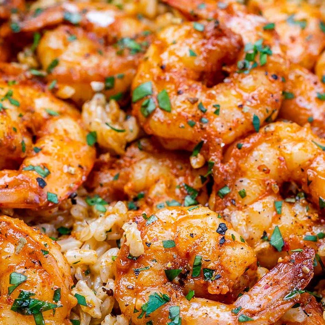 Easy Cajun Shrimp & Rice