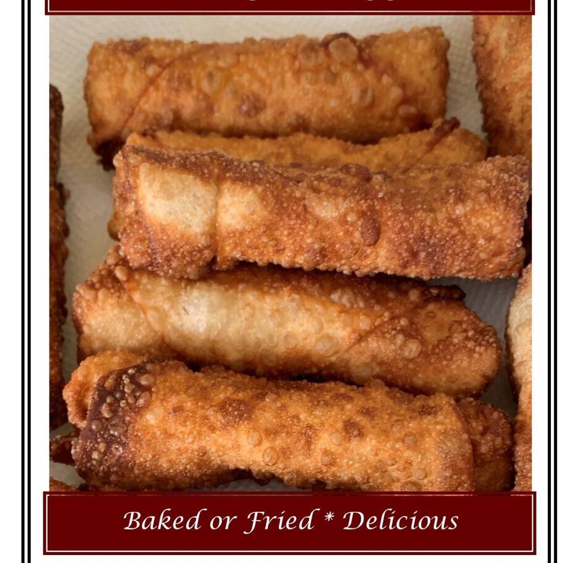 Crab Rangoon Egg Rolls