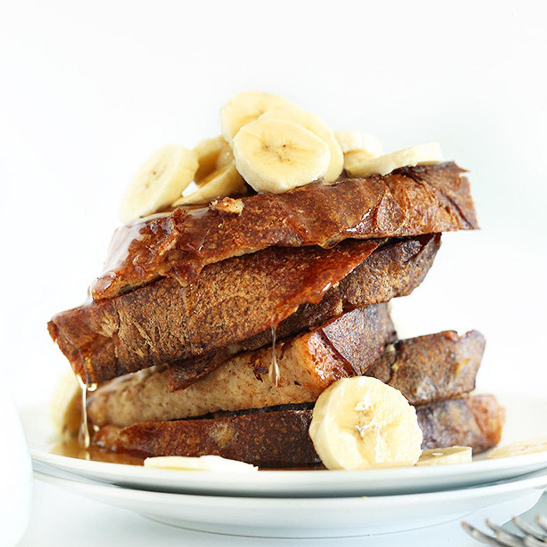 5 Ingredient Vegan Banana French Toast