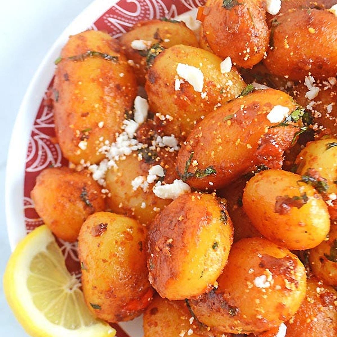 Spicy potato salad (Batata Harra)