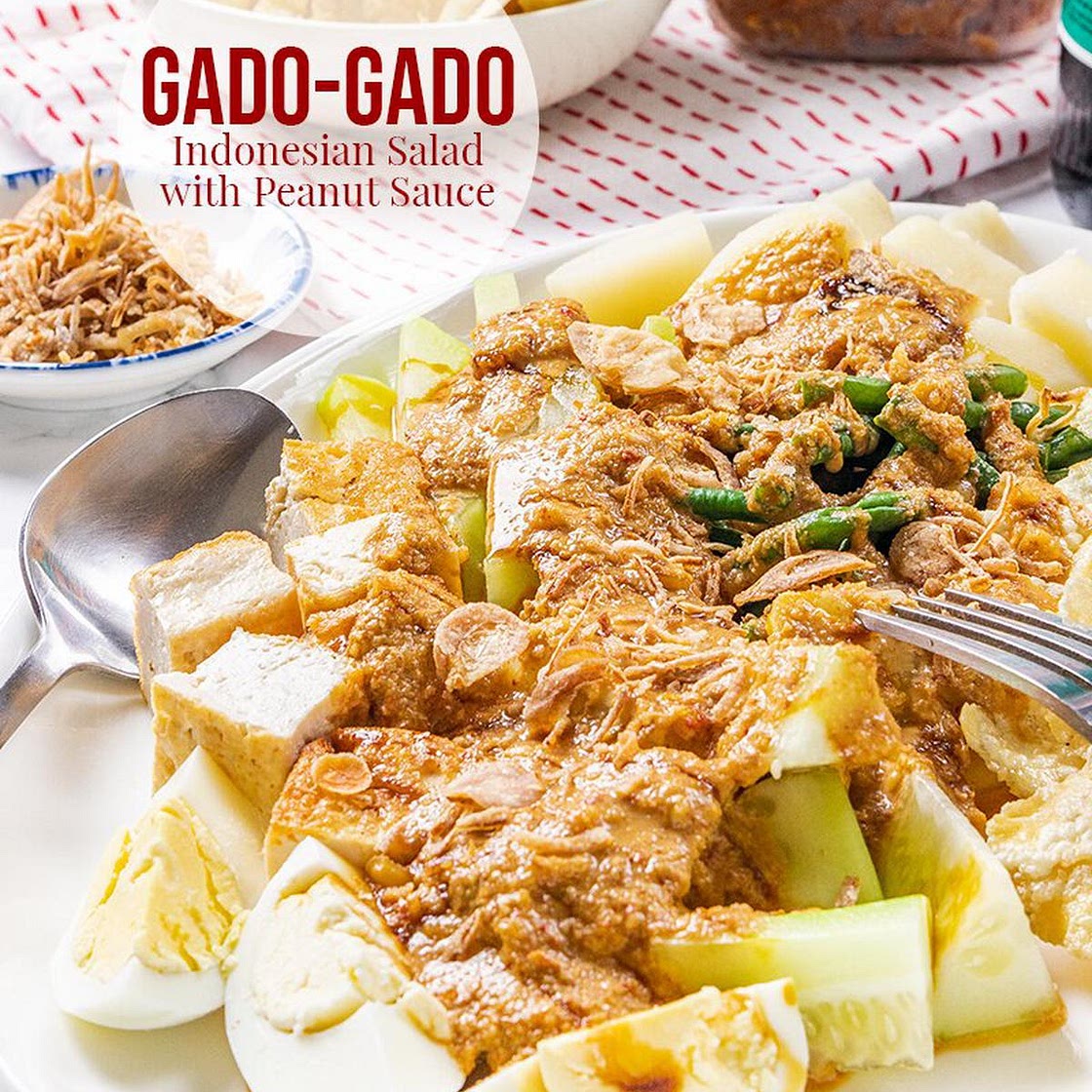 Gado-Gado - Indonesian Salad with Peanut Sauce