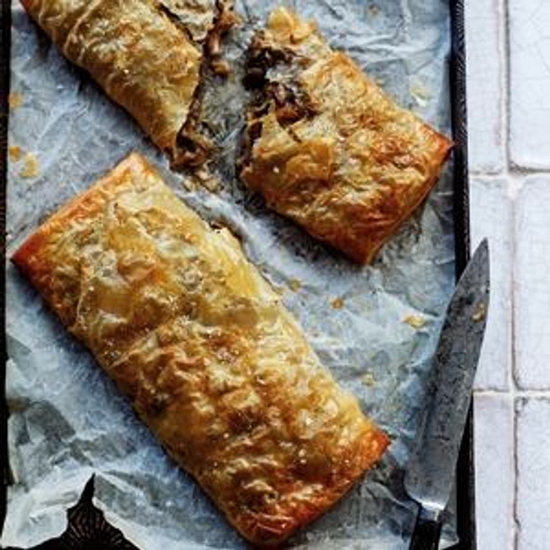 Mushroom Strudel - Chef Recipe by Antonio Carluccio