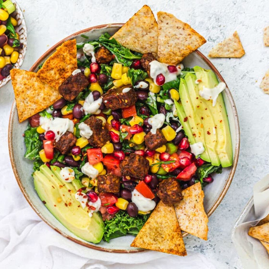 Tempeh Taco Salad