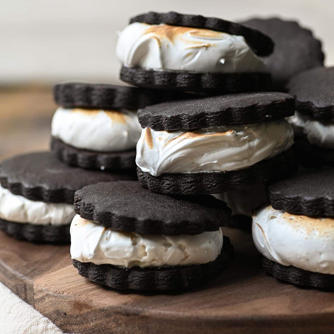 Black Cocoa Sandwich Cookies
