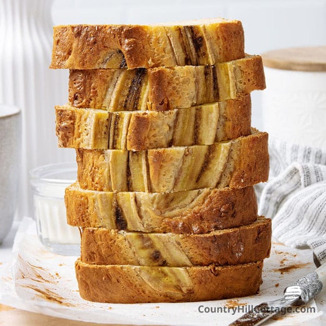 Condensed Milk Banana Bread Recipe