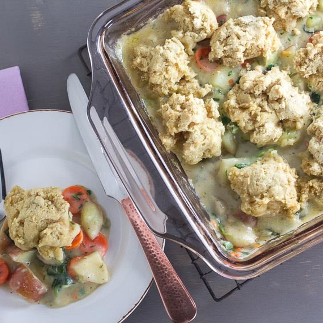 Vegan, Gluten-Free, Low FODMAP Pot Pie