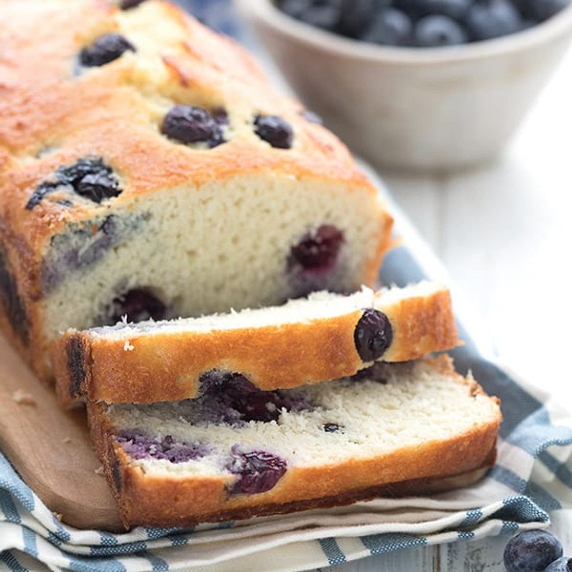 Keto Blueberry Bread