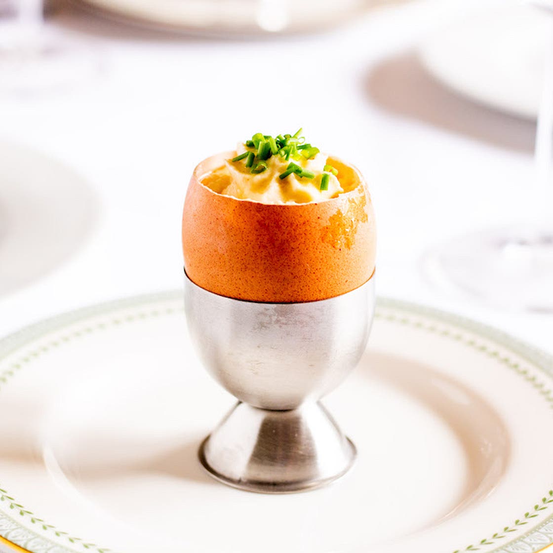 Chaud-froid d'oeuf Alain Passard