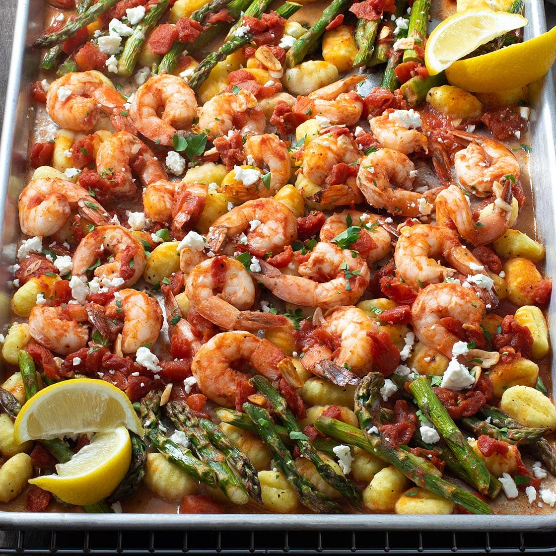 Quick Sheet Pan Shrimp Dinner Recipe