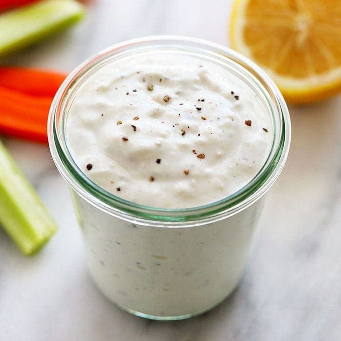 Greek Yogurt Blue Cheese Dressing