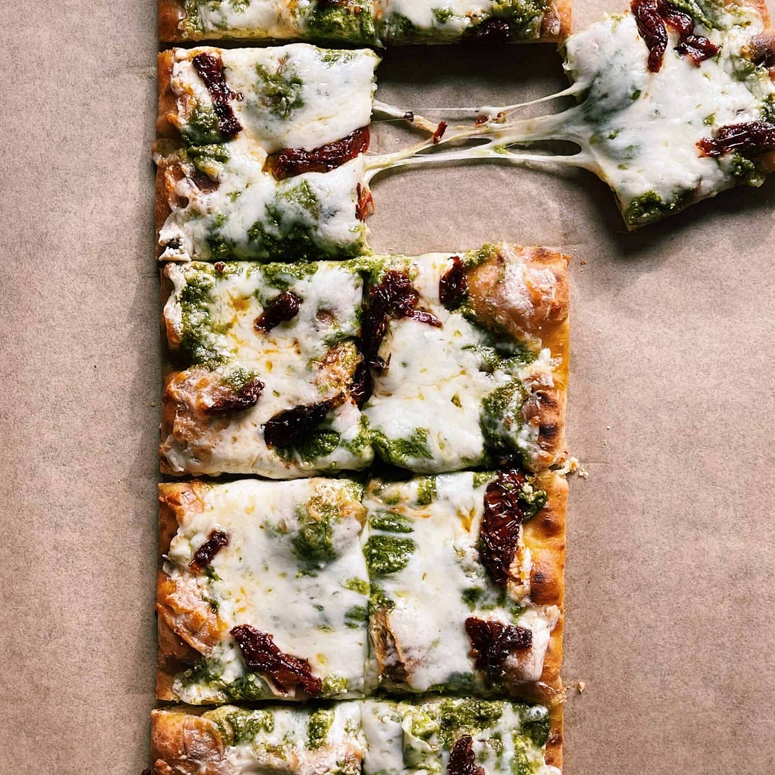 Truffle Pesto Pizza Flatbread