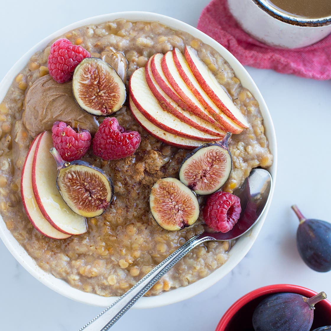 Red Lentil Power Porridge
