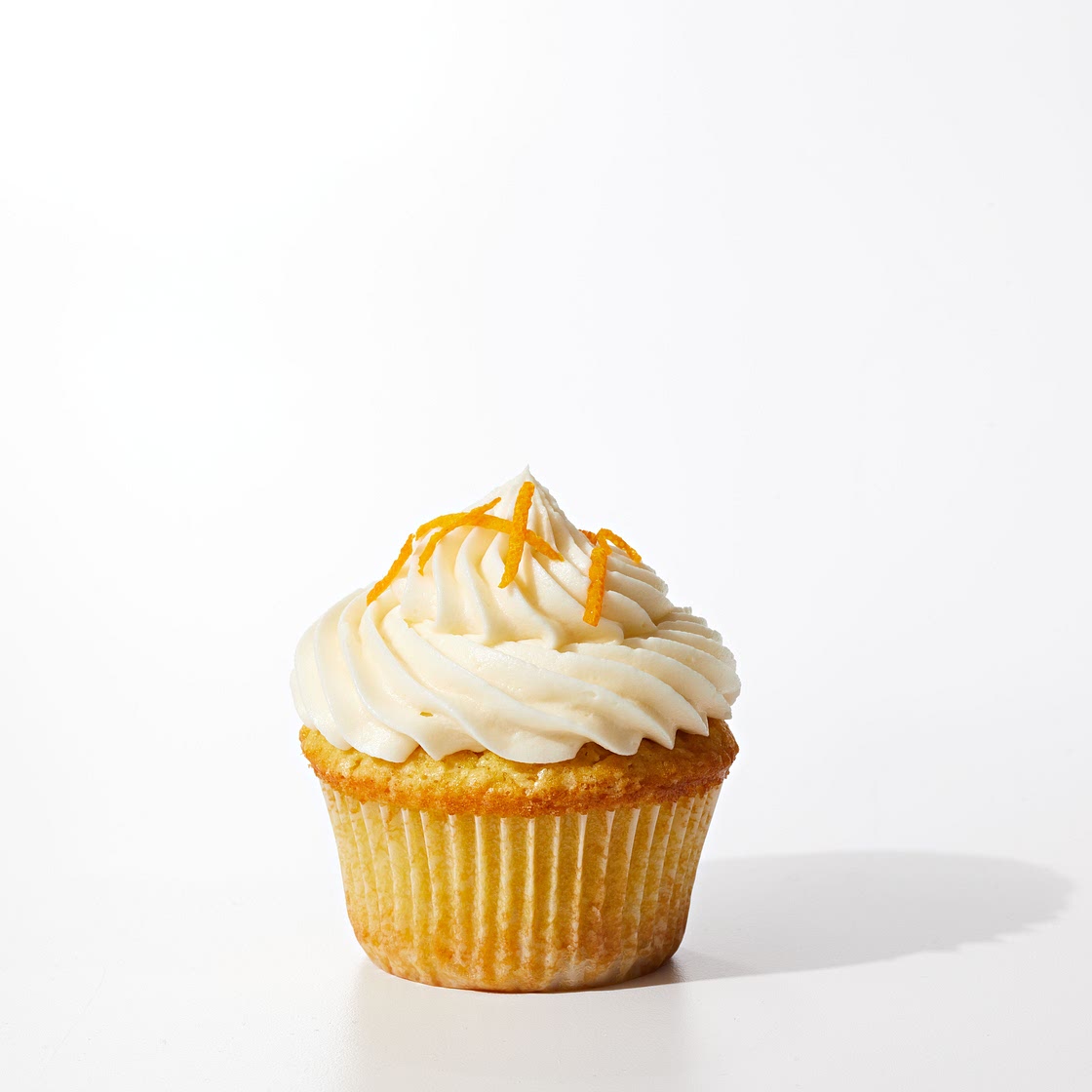 Ricotta-Orange Cupcakes with Buttercream Frosting