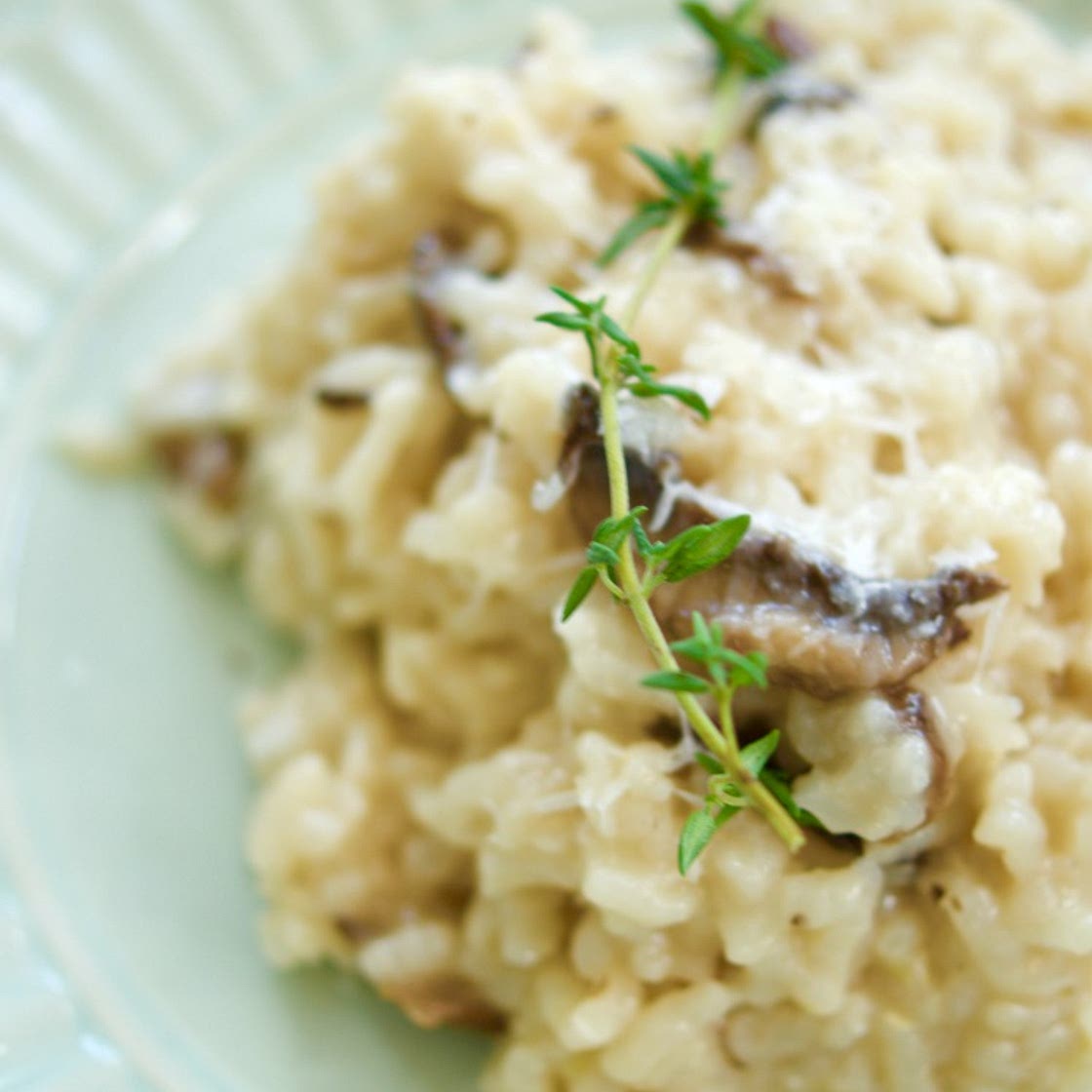 Pressure Cooker Easy Mushroom Risotto