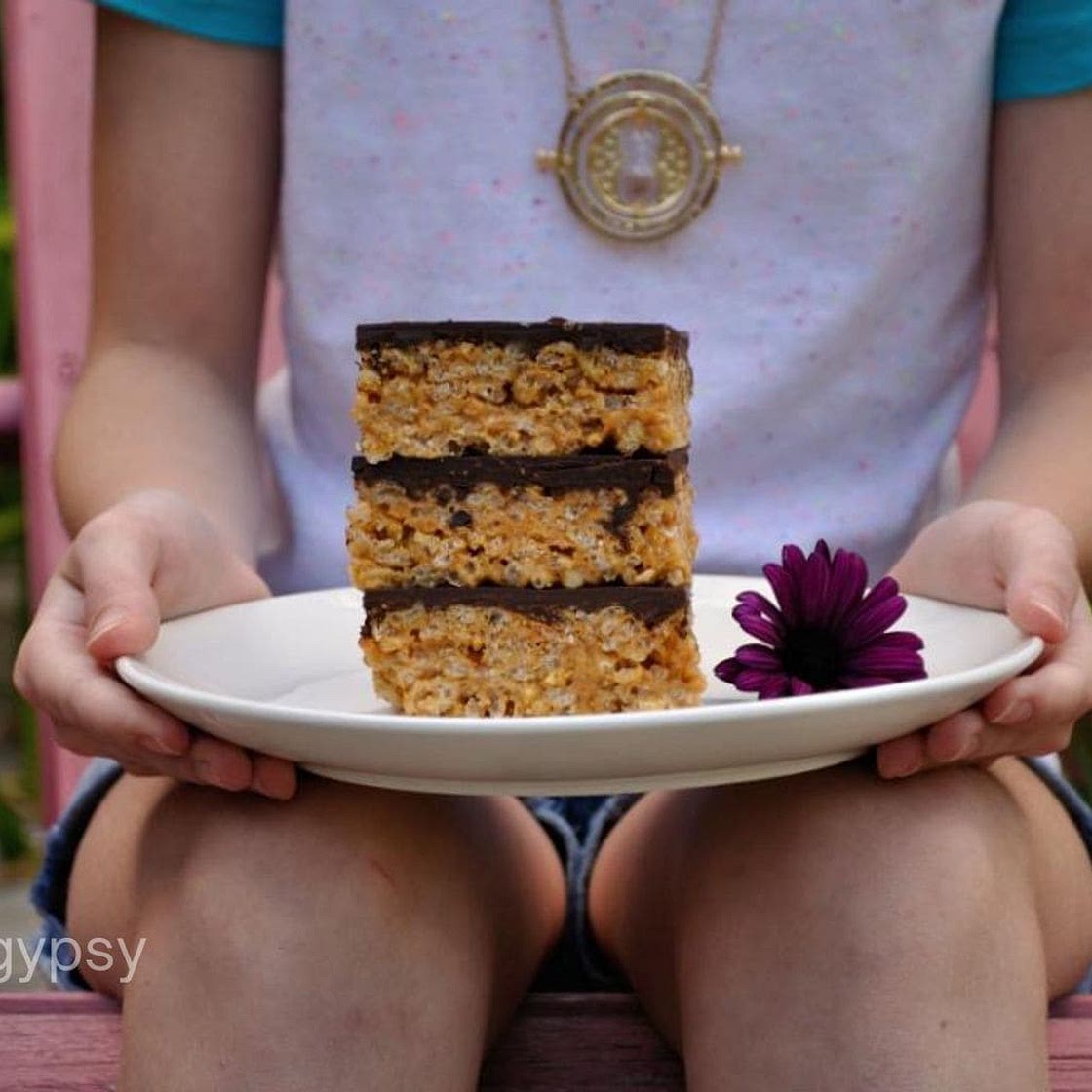 Crispy Chocolate Peanut Butter Squares