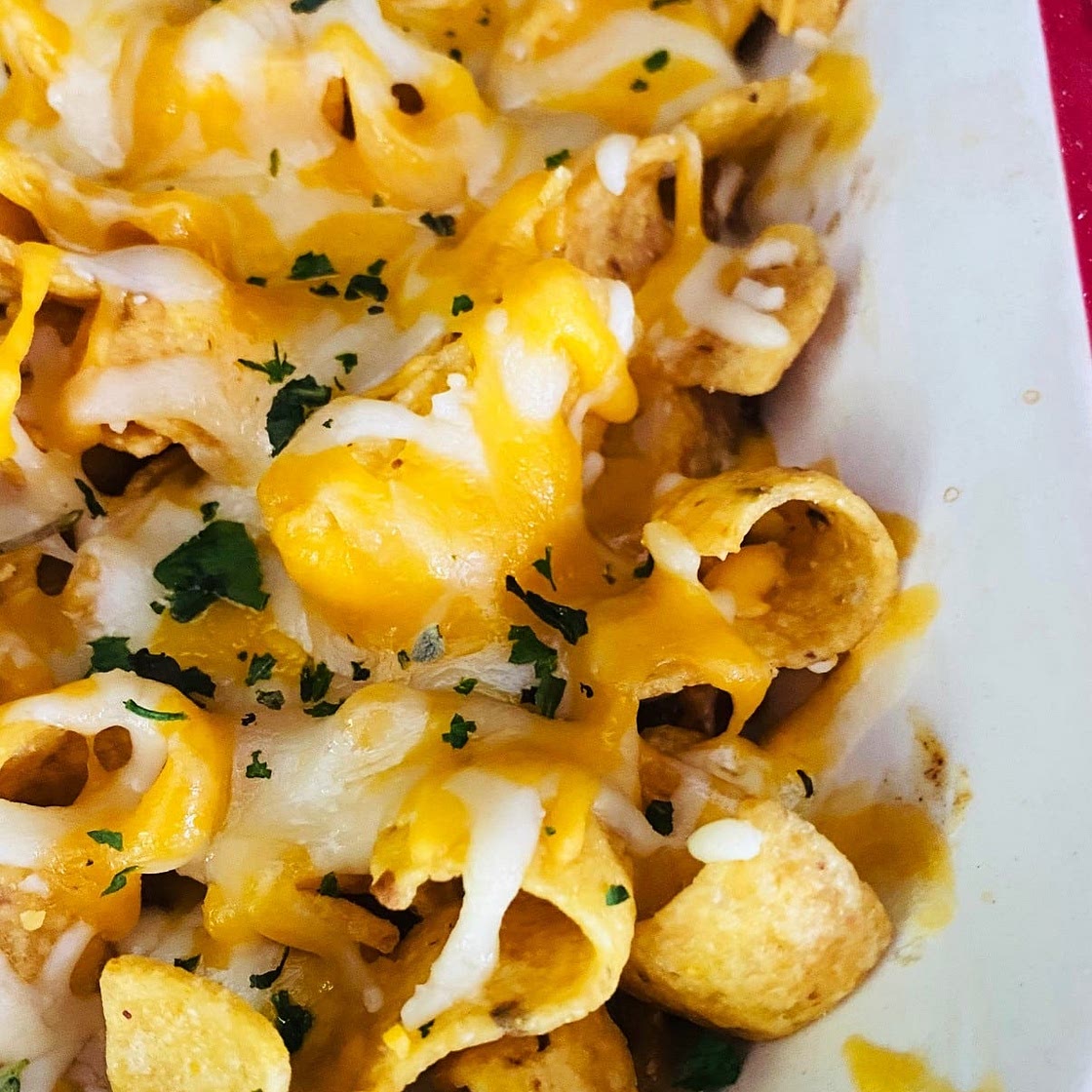 Smoked Chili Walking Taco Casserole