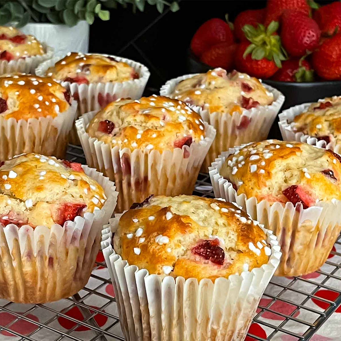 Strawberry Muffins Recipe