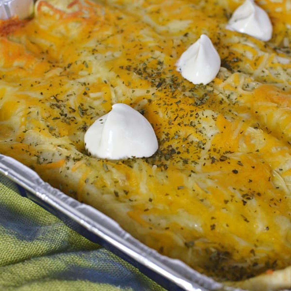 Healthy Chicken Enchiladas