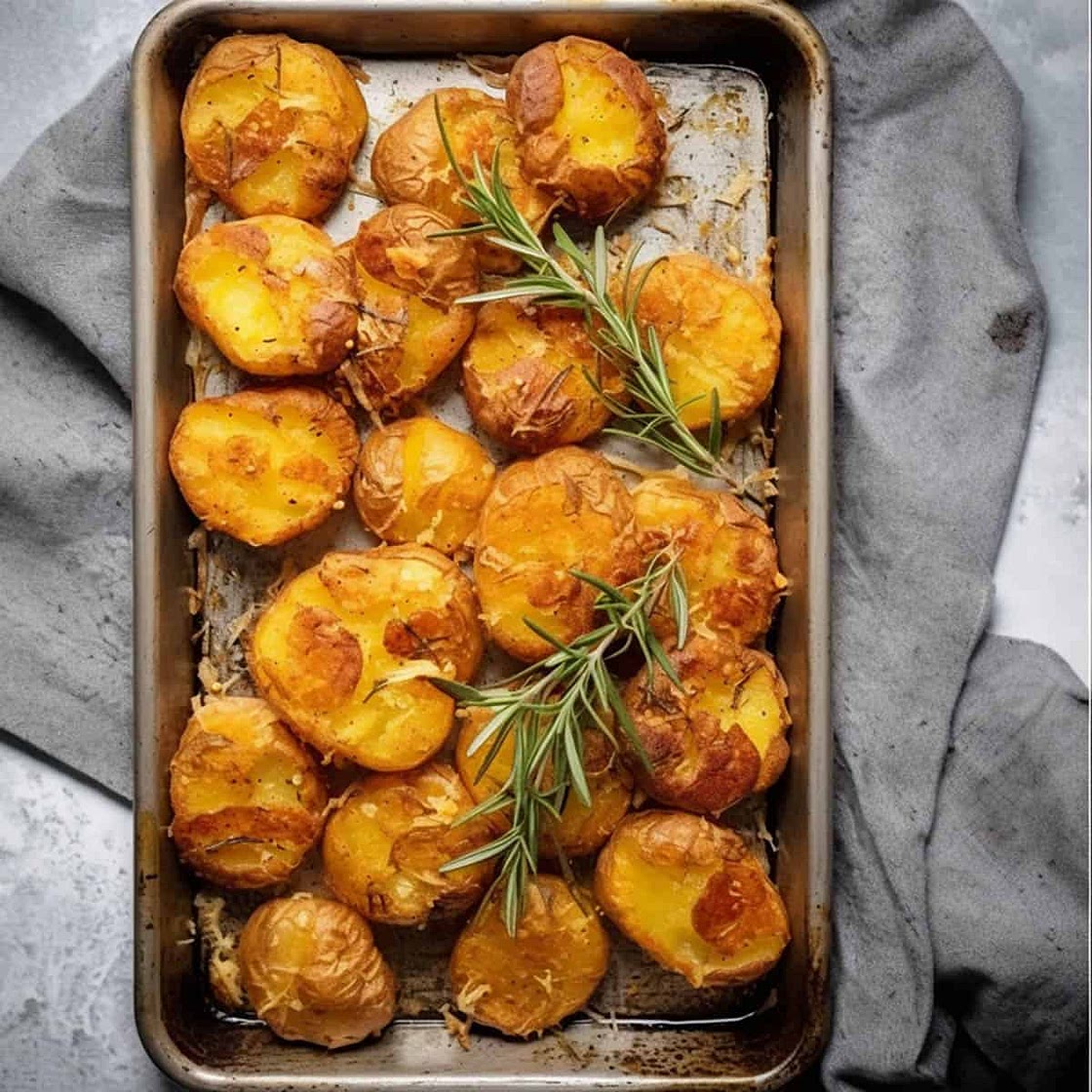 Air Fryer Smashed Potatoes