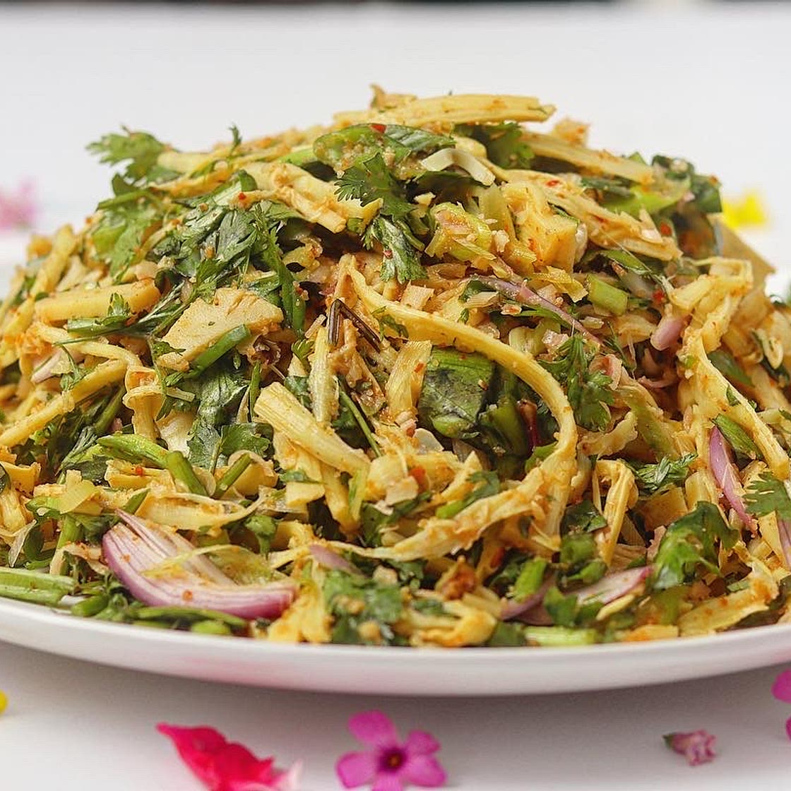 Bamboo Shoot Larb [Laab] (Laj Ntsuag Xyoob)