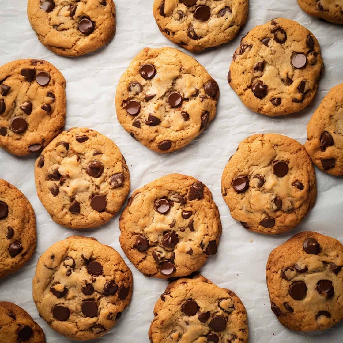 Oat Flour Chocolate Chip Cookies