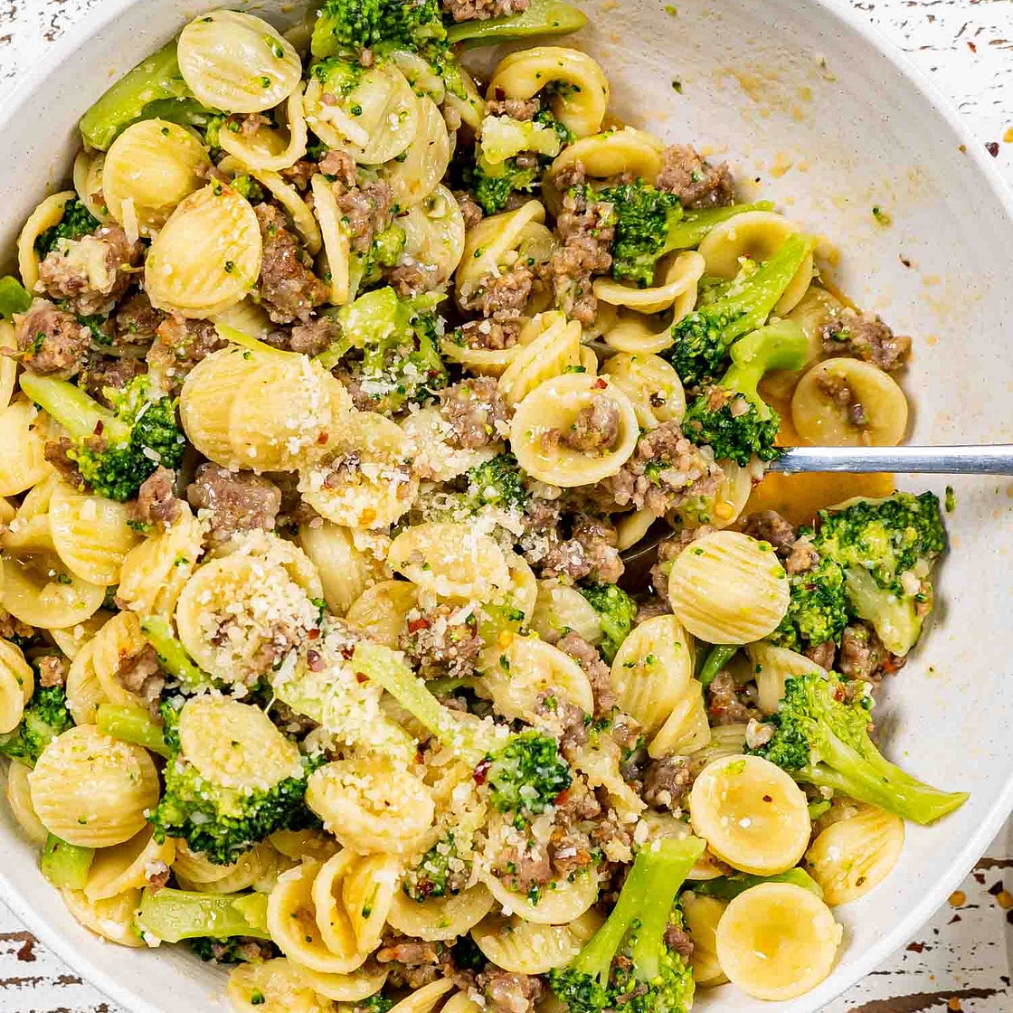 Orecchiette With Sausage And Broccoli