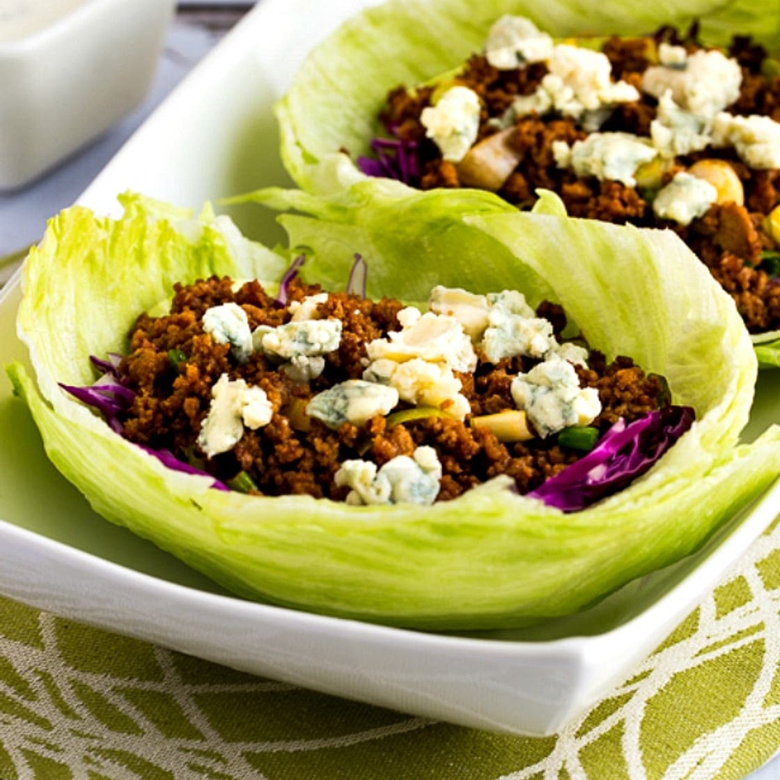 Buffalo Chicken Lettuce Wraps