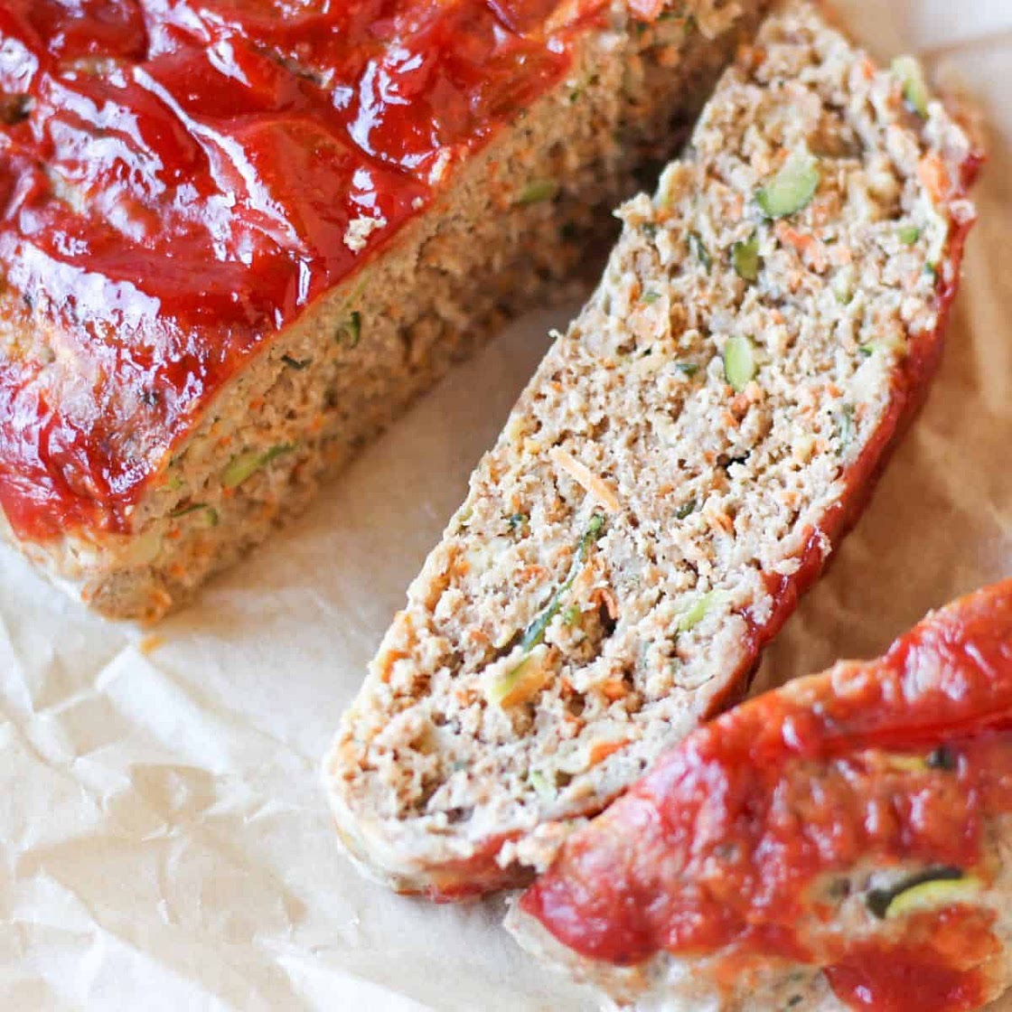 Turkey Meatloaf With Zucchini