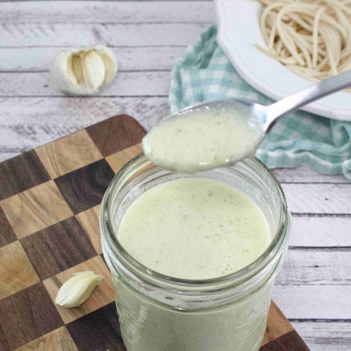 Easy Coconut Milk Alfredo Sauce