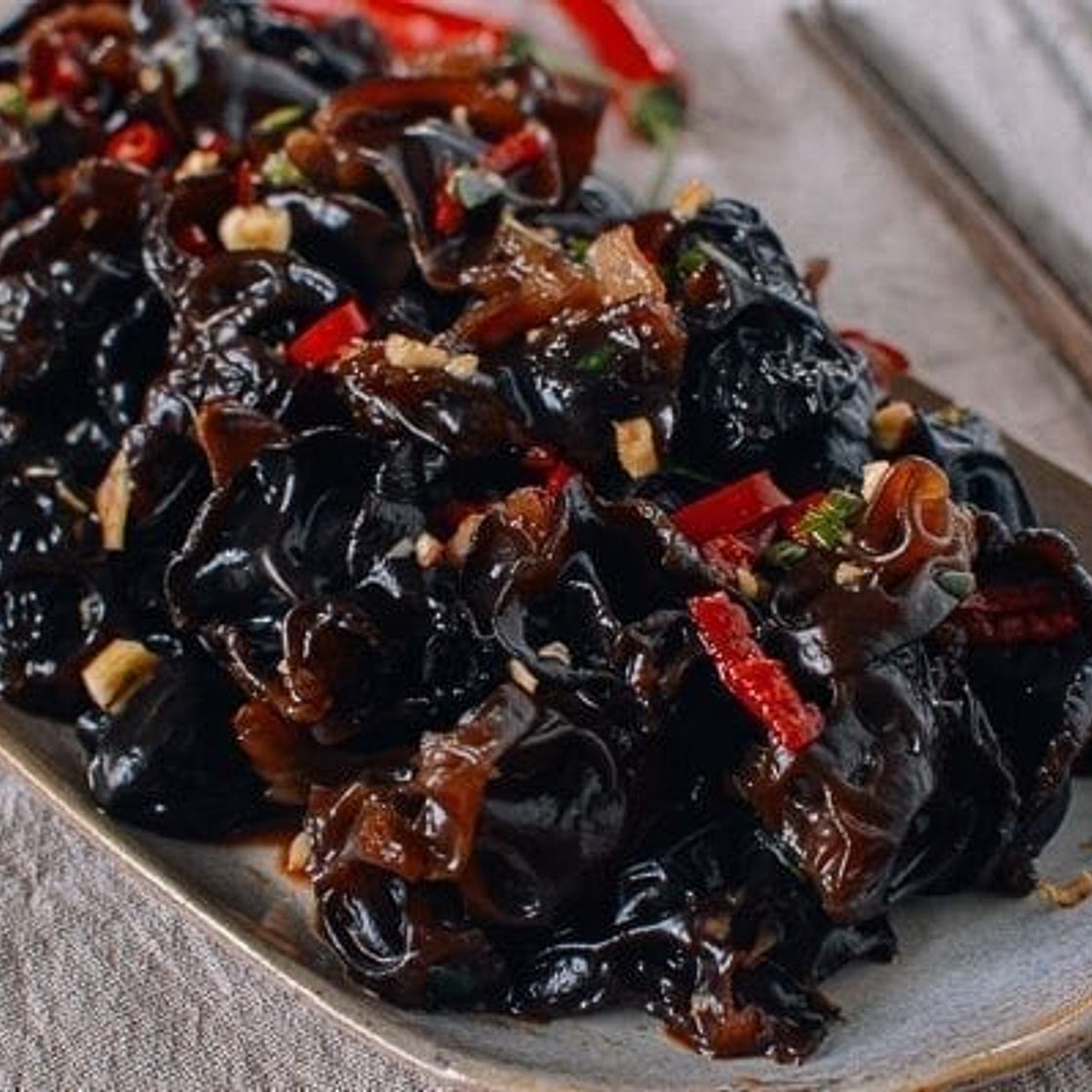 Wood Ear Mushroom Salad