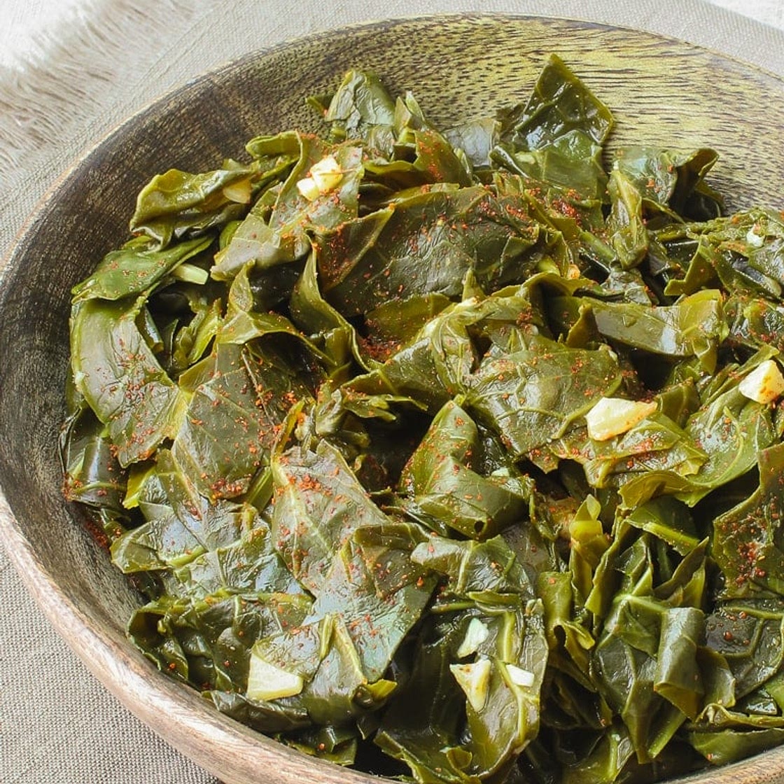 Instant Pot Vegan Collard Greens