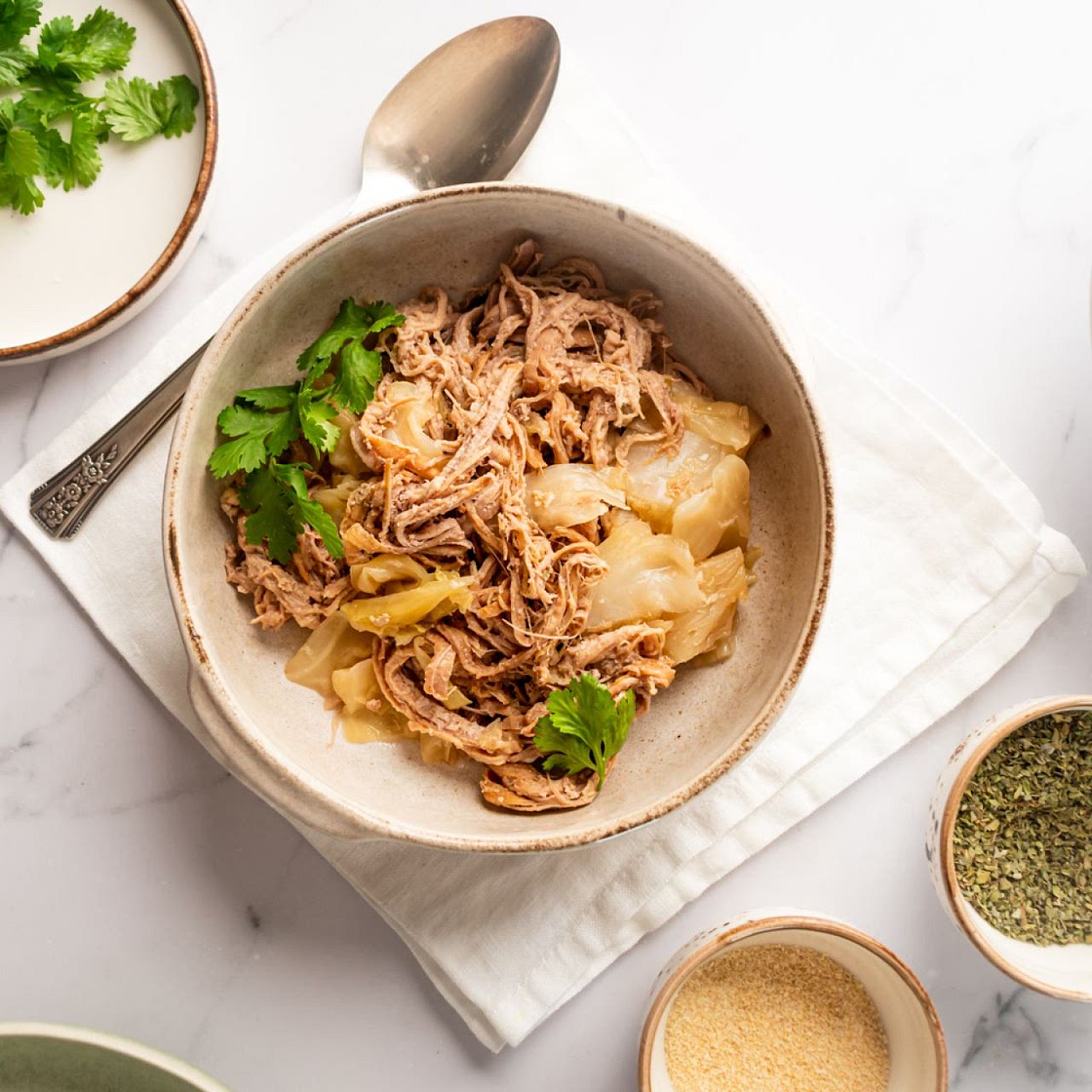Slow Cooker Kalua Pork with Cabbage