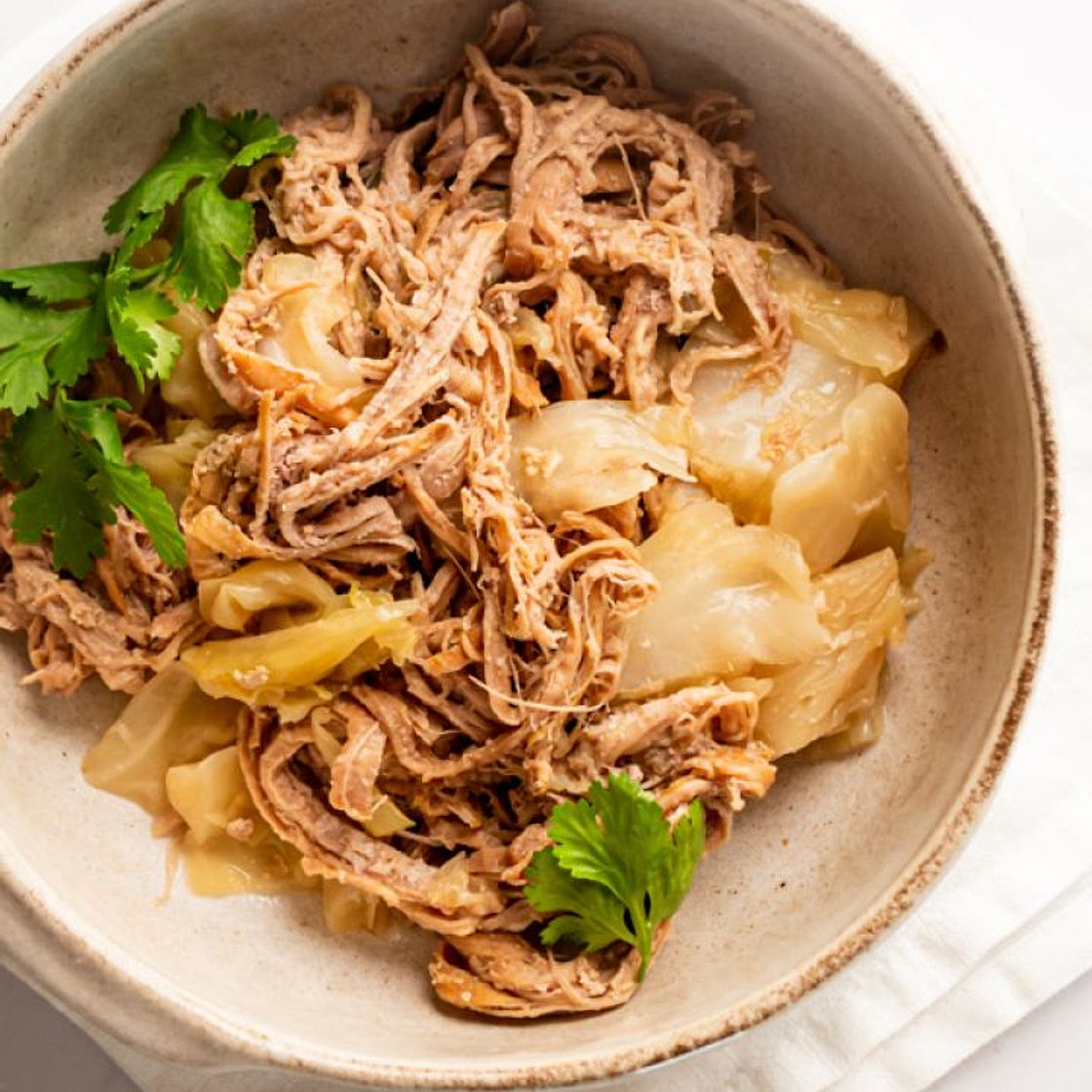 Slow Cooker Kalua Pork with Cabbage
