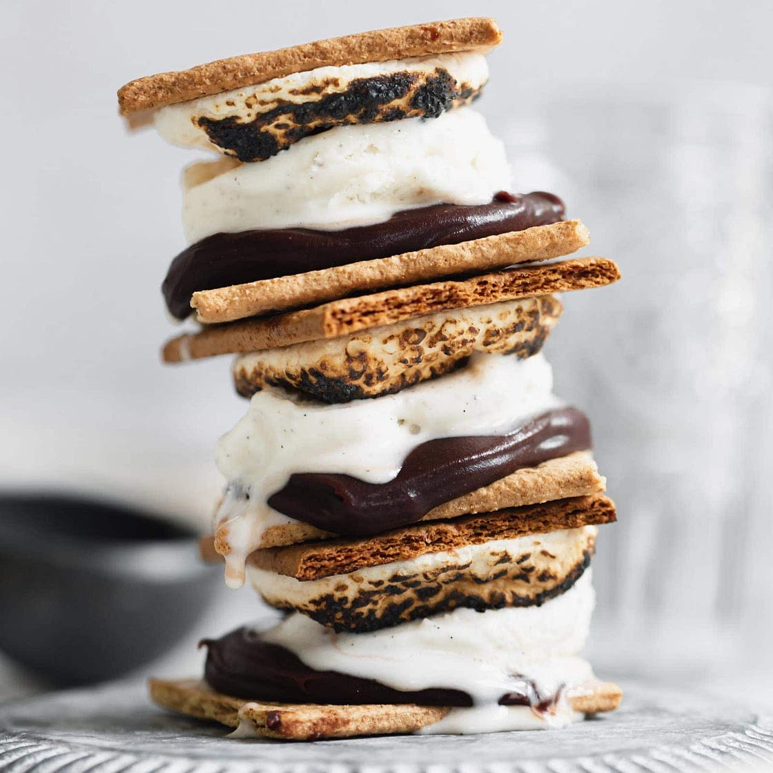 S'mores Ice Cream Sandwiches