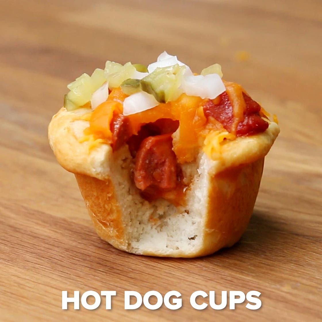 Hot Dog Cups Recipe by Tasty