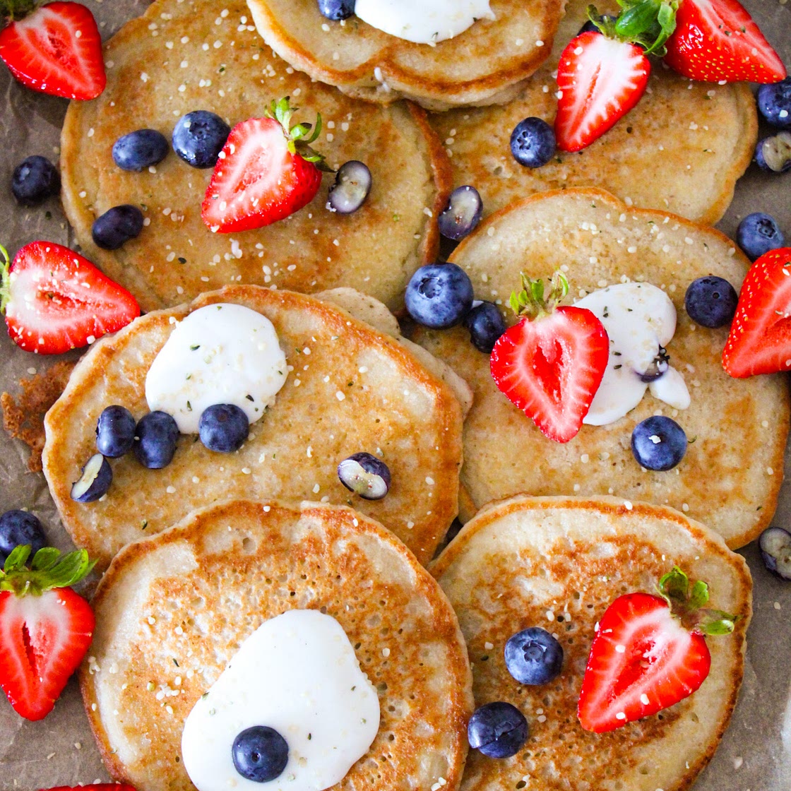 Vegan Fonio Pancakes