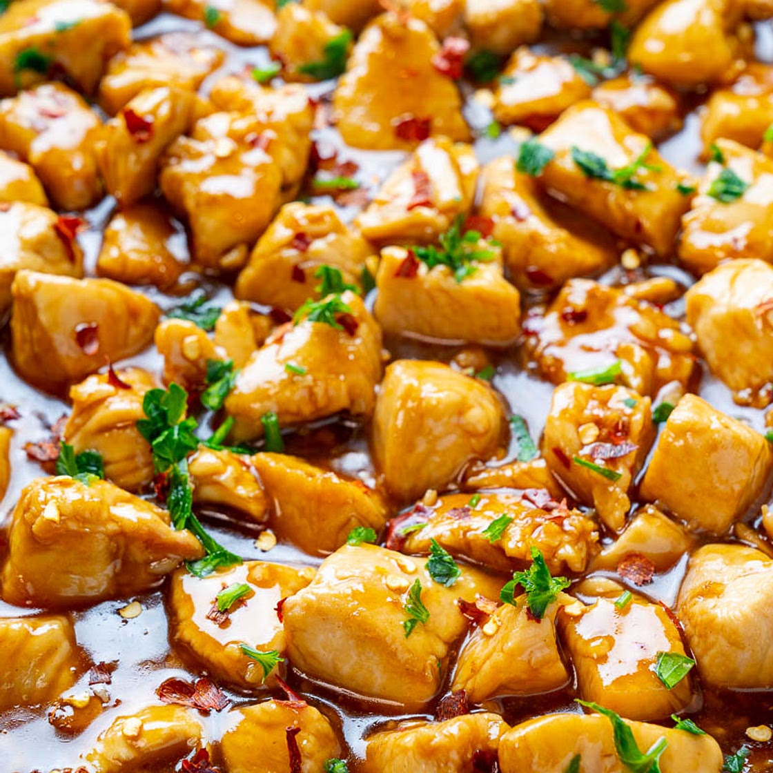 20 Minute Light Honey Garlic Chicken